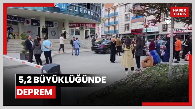 5,2 büyüklüğünde deprem