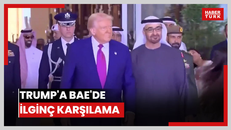 Trump'a BAE'de ilginç karşılama