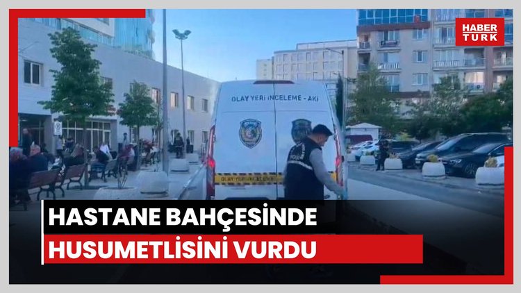 Hastane bahçesinde kan aktı!