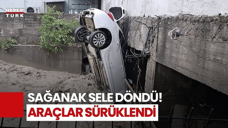 Osmaniye&#039;de Sağanak Felaketi: Onlarca Araç Sele Kapıldı!