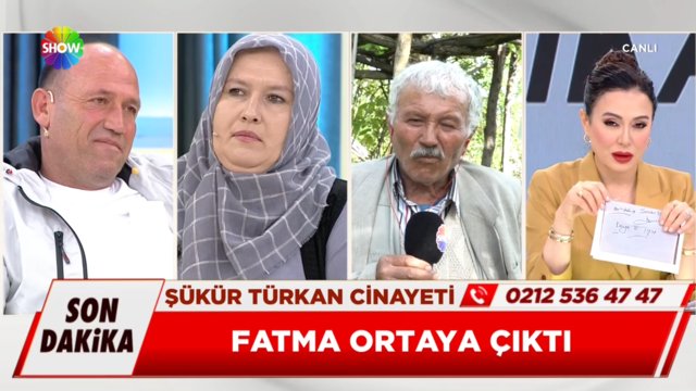 Fatma ortaya çıktı!