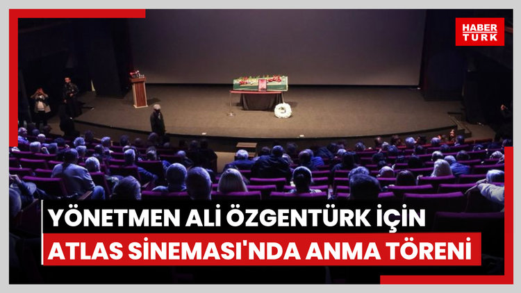 Yönetmen Ali Özgentürk için Atlas Sineması'nda tören düzenlendi