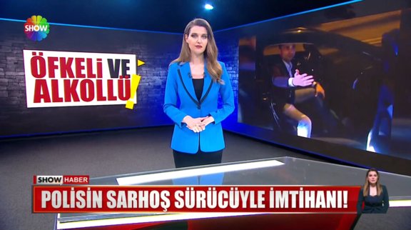 Polisin sarhoş sürücüyle imtihanı! 