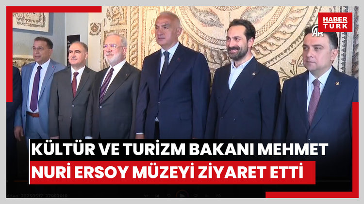 Kültür ve Turizm Bakanı Mehmet Nuri Ersoy müzeyi ziyaret etti