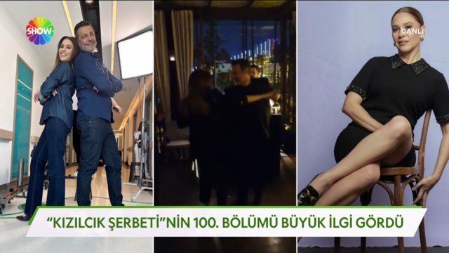Kızılcık Şerbeti ekibinin 100. Bölüm eğlencesi!