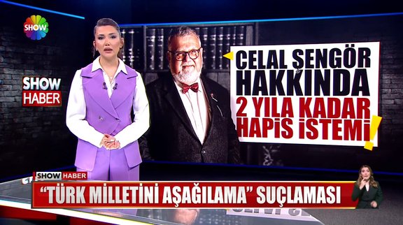 Prof. Dr. Celal Şengör'e 2 yıl hapis istendi!