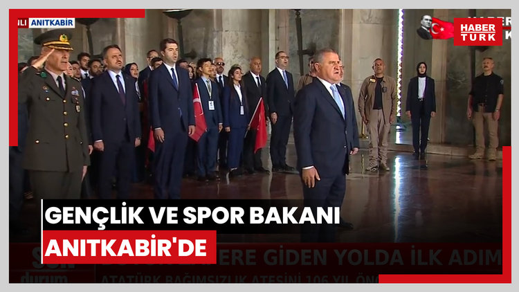 Gençlik ve Spor Bakanı Anıtkabir'de