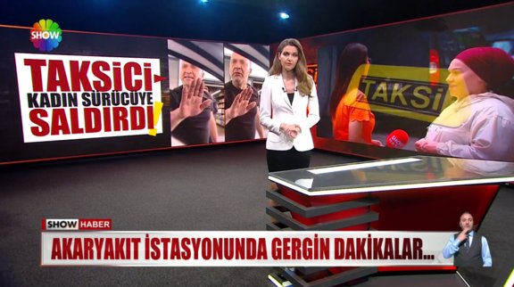 Taksici, kadın sürücüye saldırdı!