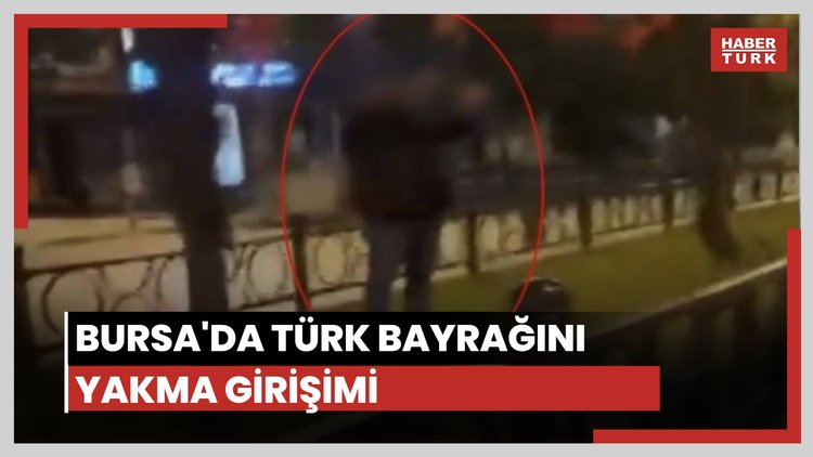 Türk bayrağını yakma girişimiyle ilgili açıklama