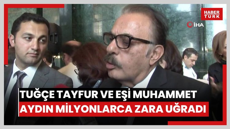 Tuğçe Tayfur ve eşi Muhammet Aydın milyonlarca zara uğradı