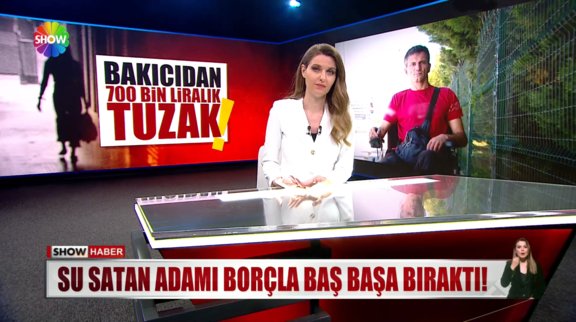 Su satan adamı borçla baş başa bıraktı!