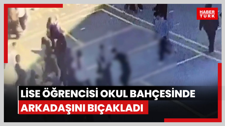 Sultanbeyli'de okul bahçesinde arkadaşını bıçakla yaralayan lise öğrencisi gözaltına alındı