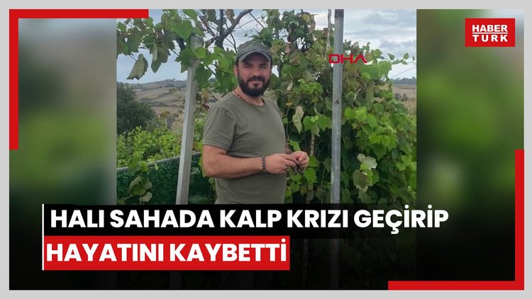 İstanbul - Kağıthane'de halı sahada kalp krizi geçirip hayatını kaybetti; o anlar kamerada