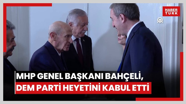 TBMM - MHP Genel Başkanı Bahçeli, DEM Parti heyetini kabul etti