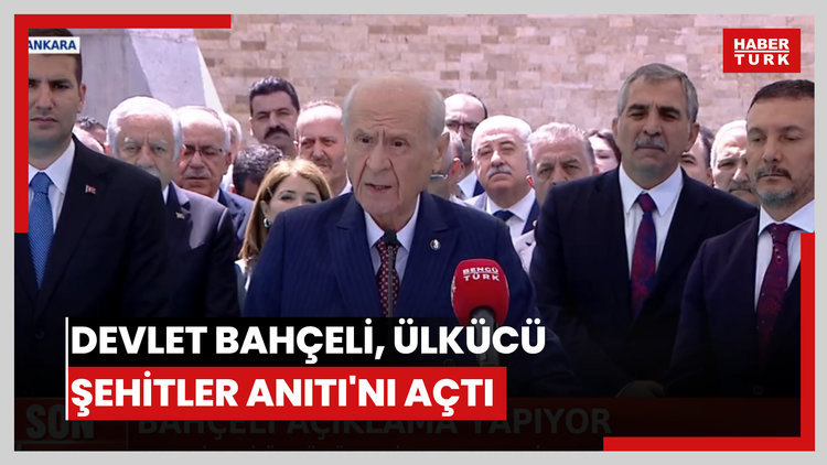 Devlet Bahçeli, Ülkücü Şehitler Anıtı'nı açtı: Her şeyin vakti vardır, o vakit yaklaşmaktadır