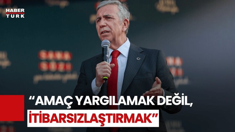 Mansur Yavaş&#039;tan Ekrem İmamoğlu&#039;na Destek! &quot;Usulüne Göre Yargılayın, Neden Tutuklu Tutuyorsunuz?&quot;