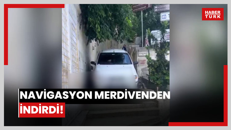 Navigasyon merdivenden indirdi!