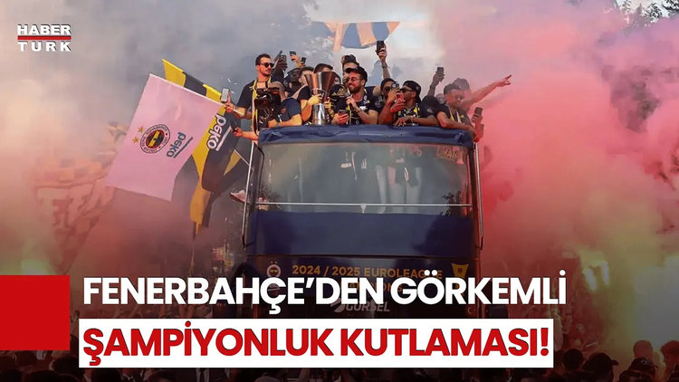 Fenerbahçe&#039;den Görkemli Şampiyonluk Kutlaması!