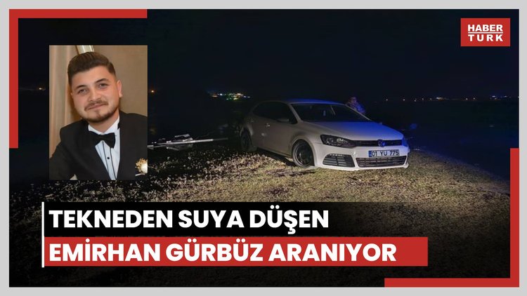 Tekneden suya düşen Emirhan Gürbüz aranıyor