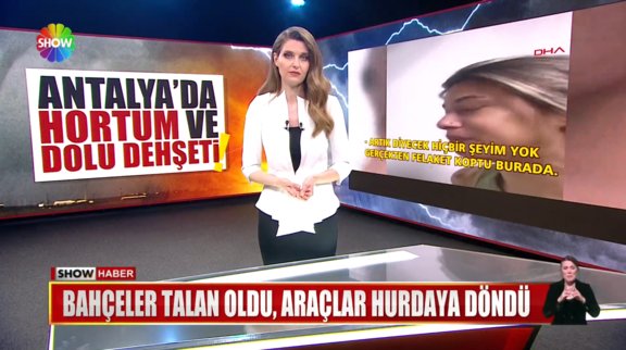 Bahçeler talan oldu! 