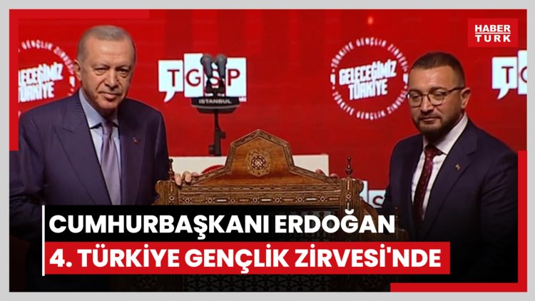 Cumhurbaşkanı Erdoğan 4. Türkiye Gençlik Zirvesi'nde