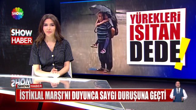 Yürekleri ısıtan dede!