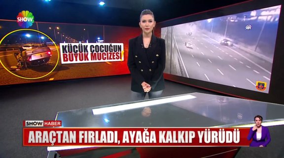 Araçtan fırladı, ayağa kalkıp yürüdü! 