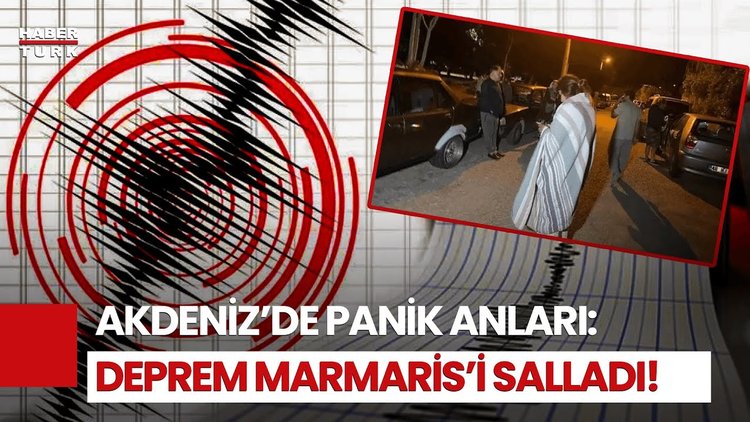 Marmaris Açıklarında Şiddetli Deprem: 1 Kişi Yaşamını Yitirdi!