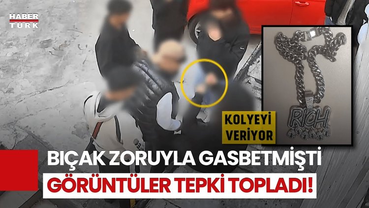 Görüntüler Sosyal Medyayı Ayağa Kaldırdı: Bıçakla Kolye Gasp Etti, Silahla Poz Verdi