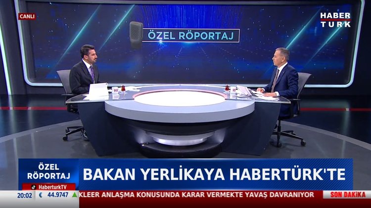 İçişleri Bakanı Ali Yerlikaya'dan Habertürk'e açıklamalar