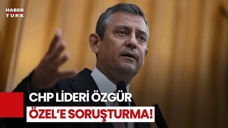 Özgür Özel Hakkında Soruşturma Başlatıldı!