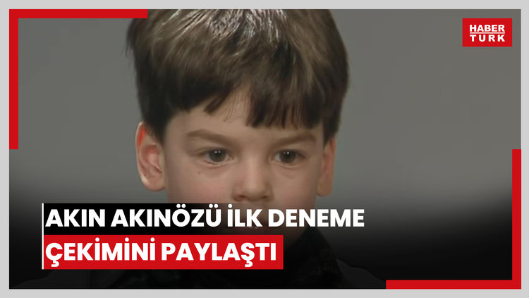 Akın Akınözü ilk deneme çekimini paylaştı