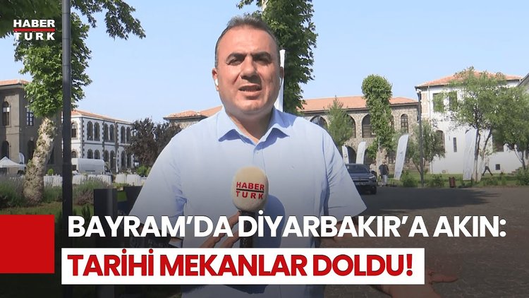 Diyarbakır’da Bayram Yoğunluğu! Çarşılar ve Tarihi Mekanlarda İnsan Seli