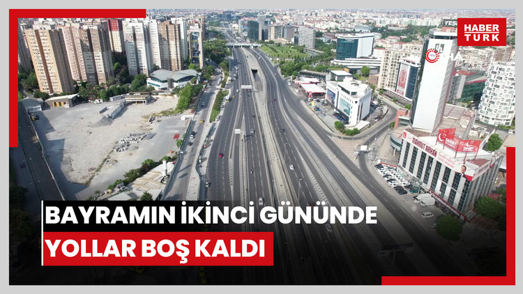 Bayramın ikinci gününde yollar boş kaldı