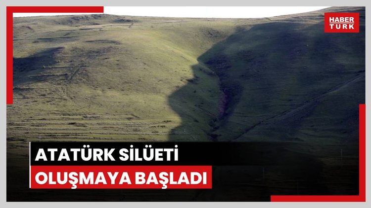 "Atatürk silüeti" bu yıl da oluşmaya başladı