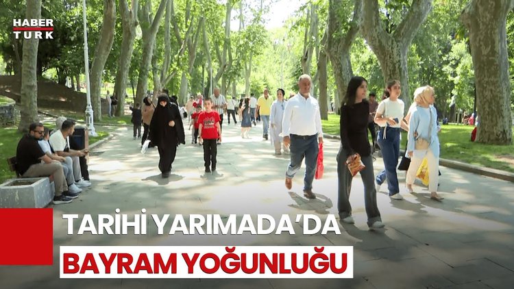 Bayramda Tarihi Yarımada'ya Akın! Trafik, Kalabalık, Renkli Görüntüler