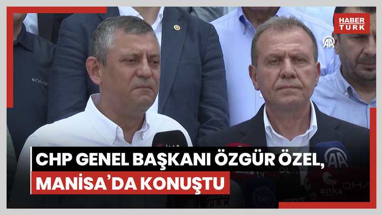 Özgür Özel'den Ferdi Zeyrek'in tedavi gördüğü hastane önünde açıklama