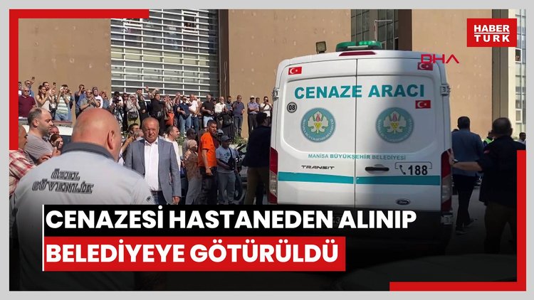 Ferdi Zeyrek'in cenazesi hastaneden alınıp belediyeye götürüldü