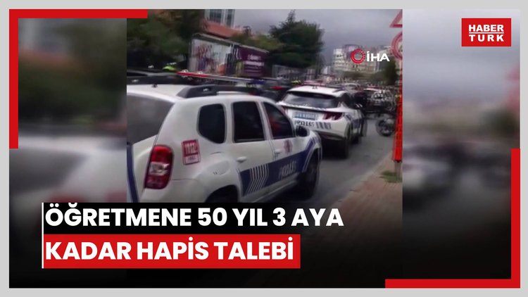 Okula silahla gelerek müdür yardımcısı ile öğretmenleri öldürmeye teşebbüs eden öğretmene 50 yıl 3 aya kadar hapis talebi