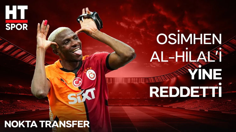 Osimhen, serveti elinin tersiyle itti