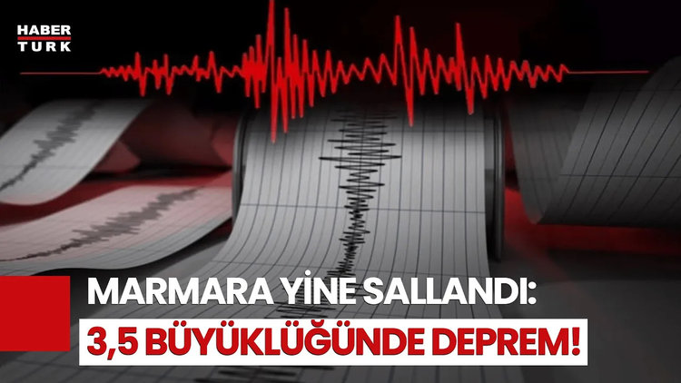 İstanbul’da Korkutan Sarsıntı! Büyükçekmece Açıklarında 3.5 Büyüklüğünde Deprem!
