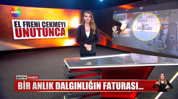 El frenini çekmeyi unutunca!