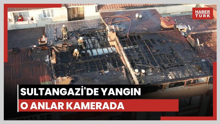 Sultangazi'de yangın