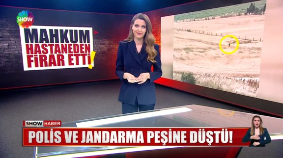 Mahkum hastaneden firar etti!