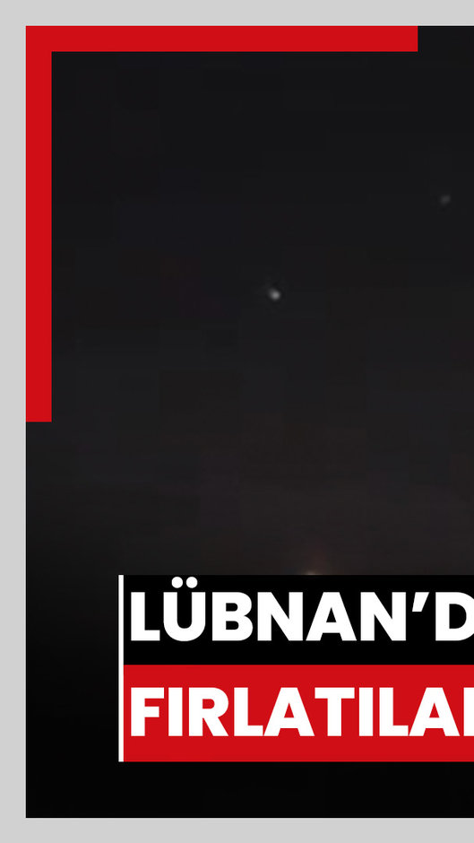 Lübnan'daki eğlencelerde, gökyüzünde İsrail'e fırlatılan İran füzeleri görüldü