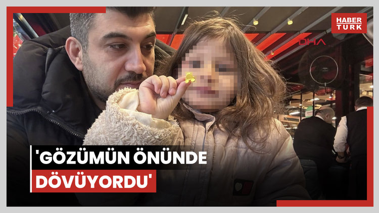 Ataşehir'de kızını döven eşini kayda aldı