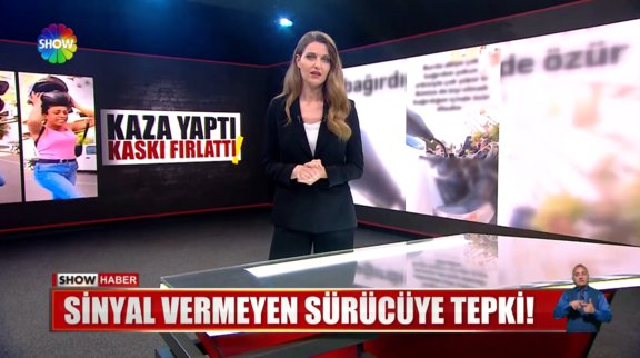 Sinyal vermeyen sürücüye tepki! 