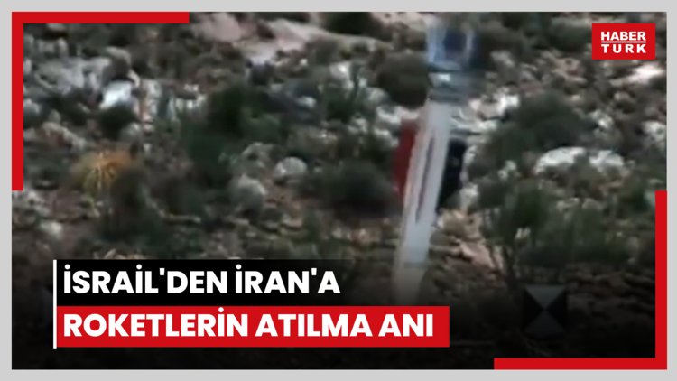 İsrail'den İran'a roketlerin atılma anı
