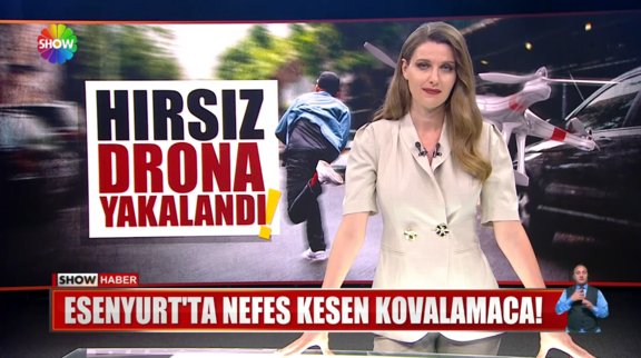Hırsız drona yakalandı! 