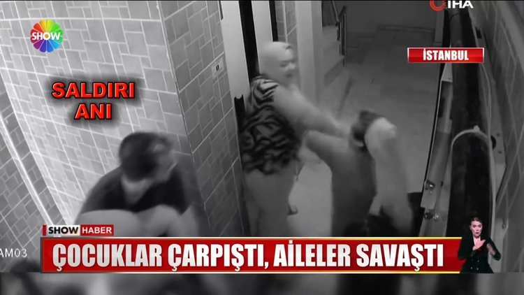 Saç saça baş başa komşu kavgası!